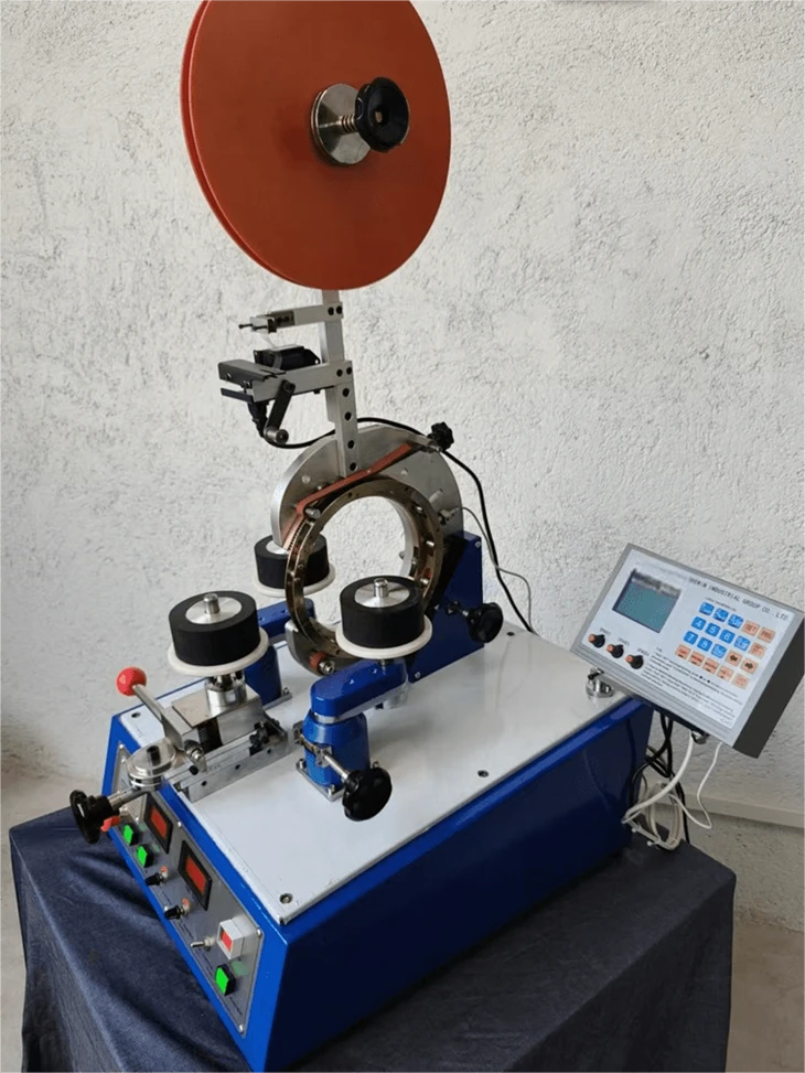 Semi Auto Gear Type Toroidal Transformer Taping Machine